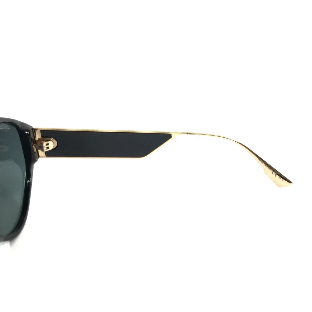 Christian Dior Sunglasses DiorClan1 8071I Black Gold Frames w Gray Gradient Lens